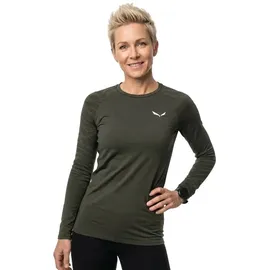 Salewa Cristallo Warm Langarm-baselayer Dark Olive L