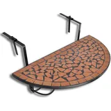 vidaXL Balkonhängetisch Mosaik A 76 x 56 cm