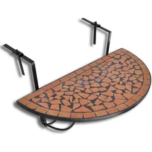 vidaXL Balkonhängetisch Mosaik A 76 x 56 cm