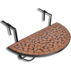 vidaXL Balkonhängetisch Mosaik A 76 x 56 cm