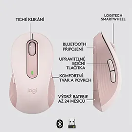 Logitech Signature M650 Medium rose