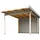 Lasita Maja Sicily Dachverlängerung Anbau für Gartenhaus 1 und 2", grau