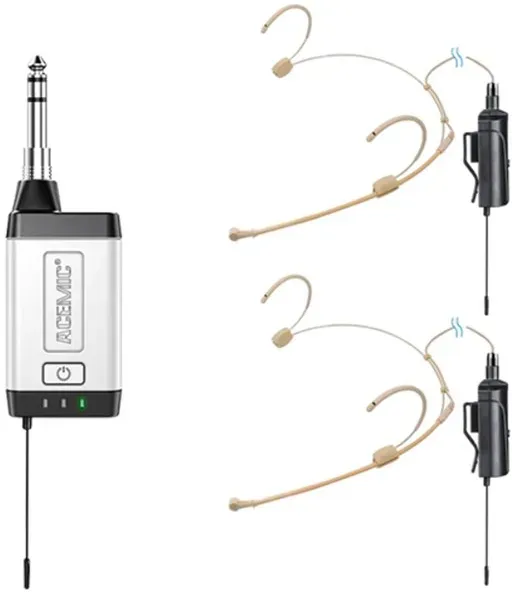 Q2/H1 wireless set 2 headset & 1 receiver