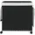 vidaXL Wäschekorb mit Rollen Schwarz 60x35x60,5 cm Rattan
