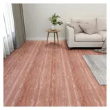 vidaXL PVC-Fliesen Selbstklebend 55 Stk. 5,11 m2 Rot