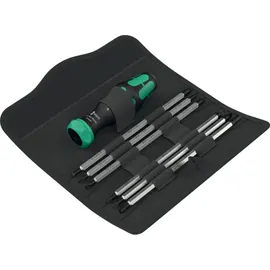 WERA Kraftform Kompakt Vario RA Schraubendreher-set 7-tlg. Schwarz/Grün