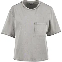 URBAN CLASSICS Washed Jersey Boxy Shirt Grau M