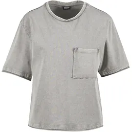 URBAN CLASSICS Washed Jersey Boxy Shirt Grau M