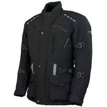 ROLEFF RACEWEAR Lange Softshell Motorradjacke Schwarz 3XL