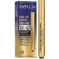 Bioxcin Augenbrauen & Wimpernserum 3ml - Sichtbar Dichter & Länger - 87% Mehr Volumen - Mit Biotin, Kollagen, Hyaluron & Rizinusöl