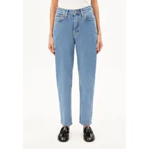 ARMEDANGELS MAIRAA HIGH WAIST MOM JEANS | recycelter Baumwoll Mix Comfort Stretch - blau (34-34)