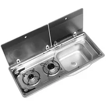 Dometic MO9722R Kocher-Spülenkombination Silber