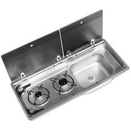 Dometic MO9722R Kocher-Spülenkombination Silber