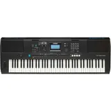Yamaha PSR-EW425 Digital-Keyboard, schwarz – Vielseitiges, tragbares Digital-Keyboard mit 76 anschlagdynamischen Tasten, 820 Instrumentenklängen, Premium Orgelsounds und LCD-Display