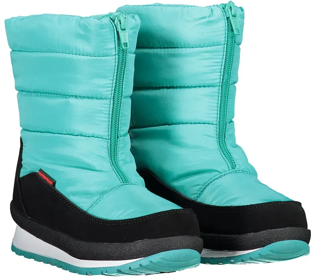 CMP Winterstiefel Rae Schneeboot (Frontreissverschluss, wasserdicht) smaragdblau Kinder