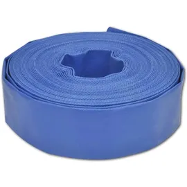 vidaXL Flachschlauch 50 m blau
