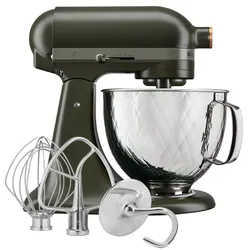 KitchenAid Artisan 5KSM180 Evergreen mit Design-Bowl Quilted Metal