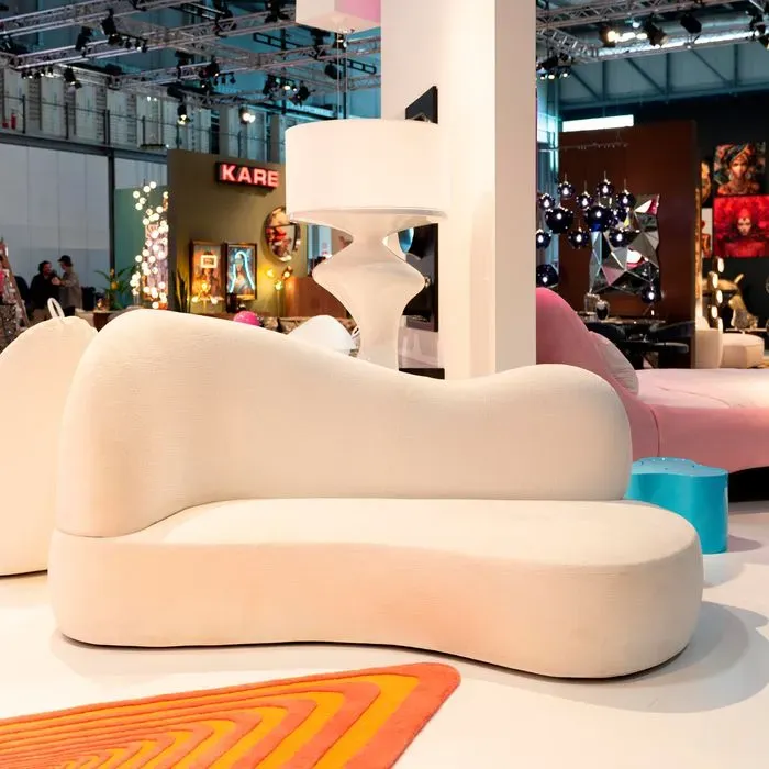 KARE X KARIM RASHID Recamiere Cloud Nest 70893 Stoff Weiß