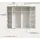 SchlafKONTOR Schwebetürenschrank Maturs 267 x 205 x 57 cm Weiß