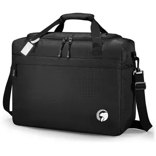 BAGZY Handgepäck 40x30x15 cm British Airways KLM Air France Handgepäck Tasche für Flugzeug 40 x 30 x 15 Faltbare Reisetasche Wasserdicht Carry on Luggage Underseat Bag für Weekend Sport Herren Damen