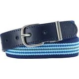 Playshoes Elastik-Gürtel Kunstleder/Polyester/Polyethylen/Elasthan Blau 65