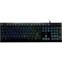 ISY IGK-3000-1, Gaming Tastatur, Rubberdome, Sonstiges, kabelgebunden, Schwarz