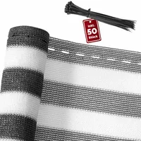 DETEX Windschutz 100 x 1000 cm grau-weiß
