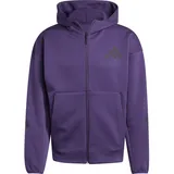 adidas ZNE Trainingsjacke Herren in aurora plum, Größe L - lila