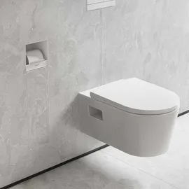 Hansgrohe WC-Bürstengarnitur XtraStoris Rock Mattweiß (56062700)