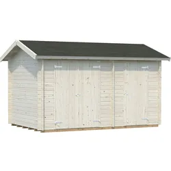 Gerätehaus PALMAKO "Jari", beige (natur), Holz, Gerätehäuser, natur