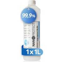 Nanoprotect Isopropanol 99,9% | 1 Liter Reiniger | Hochprozentiger Isopropylalkohol | IPA Reinigungsalkohol für Haushalt und Elektronik | Made in Germany
