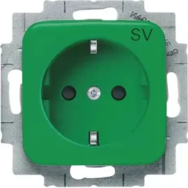 Busch-Jaeger Steckdoseneinsatz 20 EUCKS-13-212-101 Grün