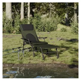vidaXL Campingliege Klappbar Grün