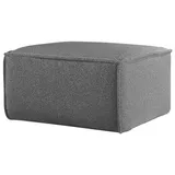 Fun Möbel Polsterhocker Designerhocker 65 x 40 x 65 cm Grau