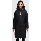khujo Wintermantel schwarz S