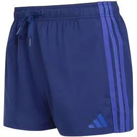 adidas 3 Stripes Swim Shorts 3 Inch Dark blue-semi Lucid blue XS