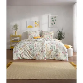 Estella Lyra Blumen Beige 135 x 200 cm + 80 x 80 cm