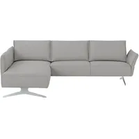 KOINOR Ecksofa  Vineto ¦ silber ¦ Maße (cm): B: 272 H: 83 T: 207.0
