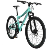 Bikestar Mountainbike BIKESTAR Fahrräder Gr. 43 cm, 27,5 Zoll (69,85 cm), grün Full Suspension
