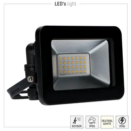 LED's light LED-Strahler 20 W schwarz 4000 K IP65 2200 lm