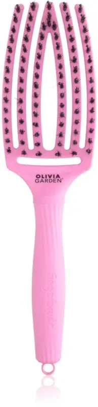 Olivia Garden Fingerbrush ThinkPink Boar & Nylon Pink Tokyo Haarbürste 1 St.