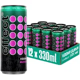 effect VODKA GUAVA Mixgetränk– Tray mit 12 x 330 ml Dosen Einweg, Premium Longdrink mit 10% Vol. Alkohol, exotischer Guave Geschmack gemischt mit 9 MILE Vodka – perfekt für unterwegs