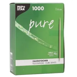 Papstar Zahnstocher rund 8 cm Holz