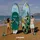 huiike Stand Up Paddling Board 305 x 84 x 15 cm grün
