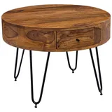 Wohnling Couchtisch sheesham 60,0 x 60,0 x 44,0 cm