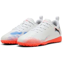 Puma Future 8 Play TT Kinder puma white/puma black/glowing red 37,5