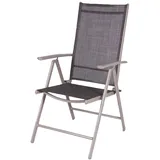 LINDER EXCLUSIV LEX Klappsessel 7-Positionen 64 x 54 x 106 cm schwarz