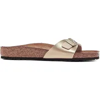 Birkenstock Madrid Frauen E zel Riemen Birko Flor Sandale Gold – 8 UK - 42 EU - 11/11,5 US - Gold - 42