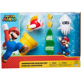 Nintendo 400162 Super Mario 6cm Figuren Multipack Diorama Spielset - Unterwasser Welt Mehrfarbig