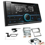 Kenwood 2-DIN CD-Receiver Autoradio Bluetooth DAB+ für Seat Toledo III anthrazit